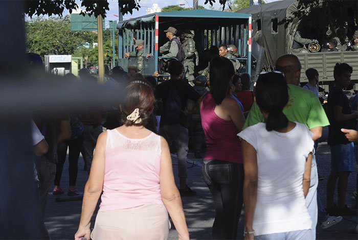 Detienen a tres jóvenes durante protesta en Barquisimeto