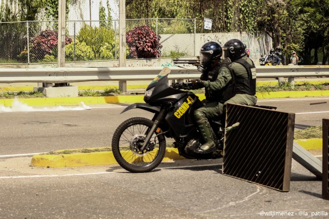 Las crudas imágenes de la represión en El Rosal. Foto: Will Jiménez / LaPatilla.com