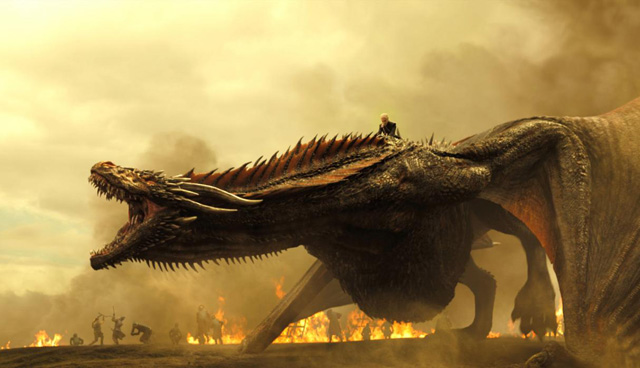"Game of Thrones". Como lo demostró el combate de Drogon contra los Lannister, así como Viserion al otro lado del Muro; los golpes de gran potencia pueden herir a un dragón e incluso matarlo. (Foto: HBO)