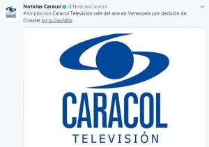 Caracol Televisión sale del aire en Venezuela por decisión de Maduro