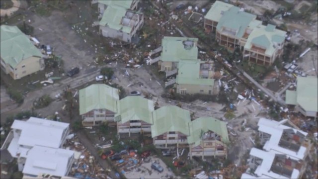 The aftermath of Hurricane Irma on Sint Maarten Dutch part of Saint Martin island in the Carribean is seen in the still grab taken from a video footage made September 6, 2017. NETHERLANDS MINISTRY OF DEFENCE via REUTERS THIS IMAGE HAS BEEN SUPPLIED BY A THIRD PARTY. MANDATORY CREDIT.NO RESALES. NO ARCHIVES