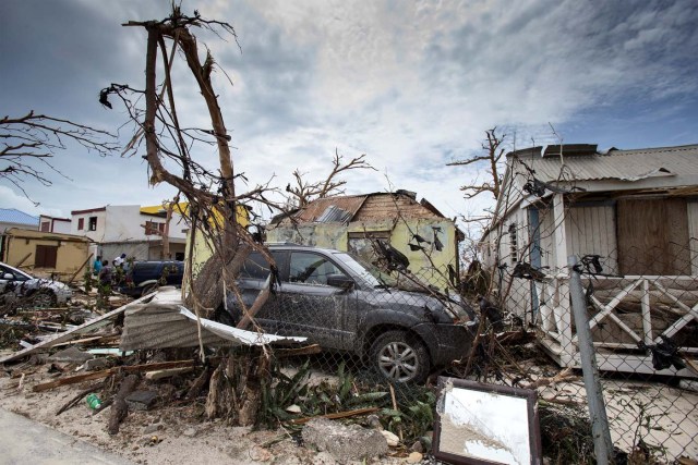 View of the aftermath of Hurricane Irma on Sint Maarten Dutch part of Saint Martin island in the Carribean September 7, 2017. Picture taken September 7, 2017. Netherlands Ministry of Defence- Gerben van Es/Handout via REUTERS ATTENTION EDITORS - THIS IMAGE HAS BEEN SUPPLIED BY A THIRD PARTY. MANDATORY CREDIT.NO RESALES. NO ARCHIVES