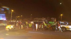 Un accidente de autobús deja 13 muertos y 28 heridos en Ecuador