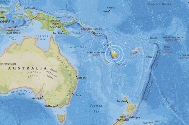 Terremoto de magnitud 6.4 se registró en el Pacífico
