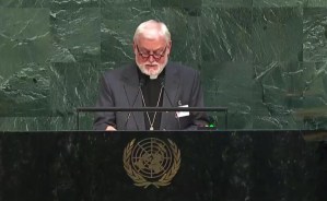 El Vaticano en la ONU: La Santa Sede está preocupada por la división política en Venezuela