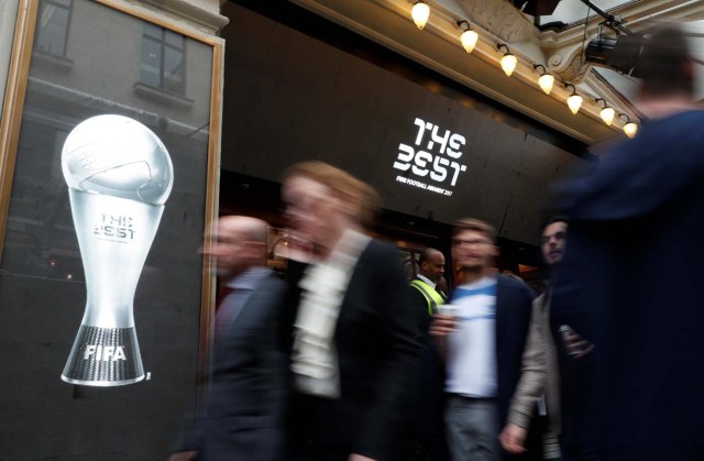 Soccer Football - The Best FIFA Football Awards - London Palladium, London, Britain - October 23, 2017 General view outside the London Palladium before the start of the awards Action Images via Reuters/John Sibley