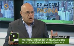 Chúo Torrealba pide a la oposición estar a la altura de un pueblo muy sufrido