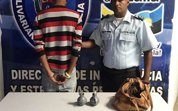 Capturan a un delincuente con dos bombas lacrimógenas en Maracaibo