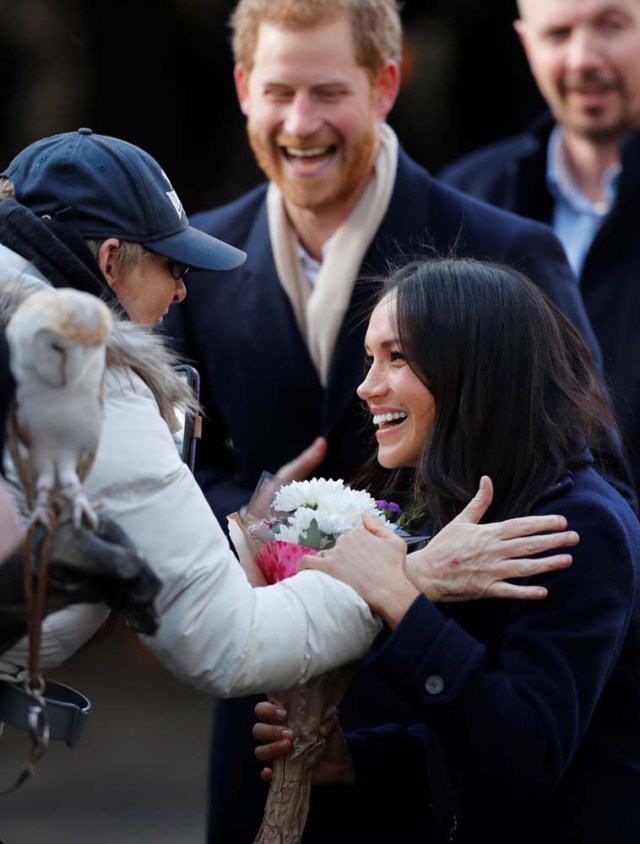 Britain's Prince Harry and his fiancee Meghan Markle arrive at an event in Nottingham, December 1, 2017. REUTERS/Eddie Keogh