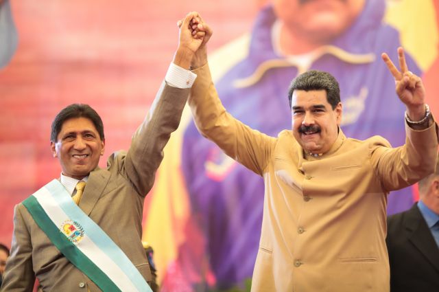 Foto: El gobernador de Barinas, Argenis Chávez junto al presidente de la República, Nicolas Maduro / AVN