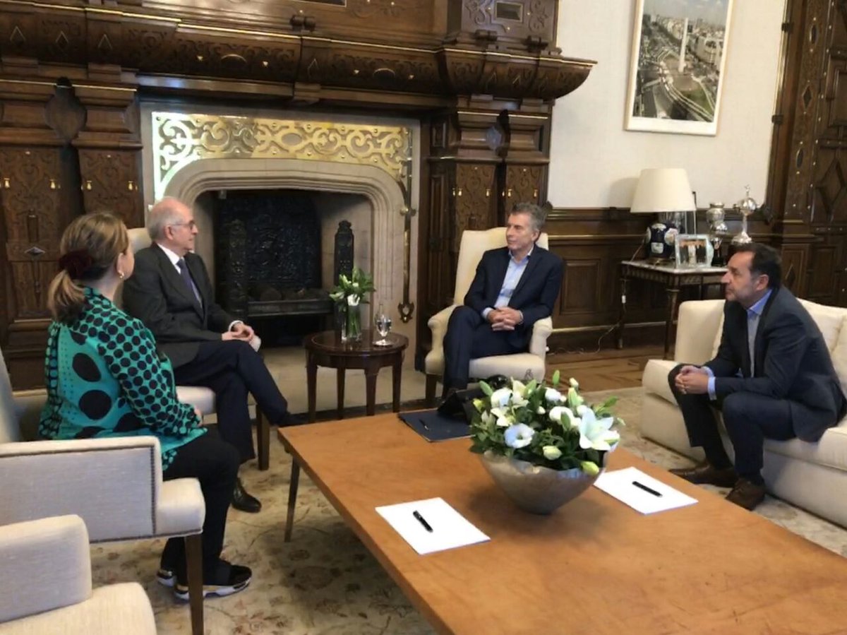 Ledezma se reunió con Macri para solicitar “acciones efectivas” contra funcionarios venezolanos sancionados