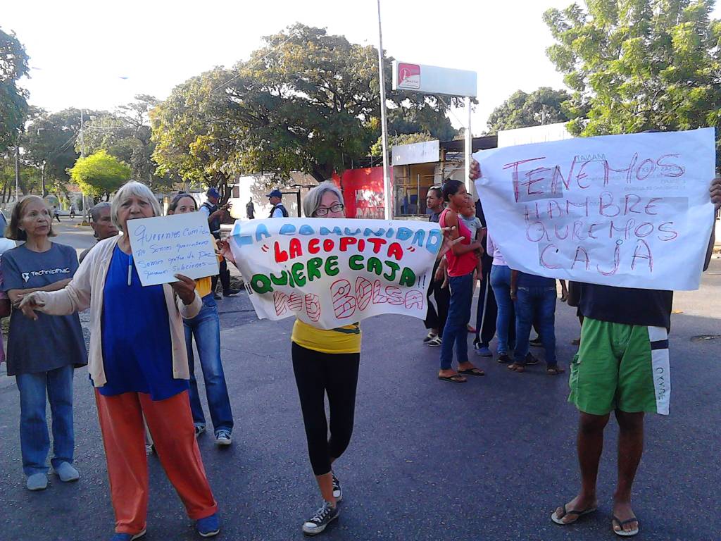 Protesta en Cumaná por falta de alimentos #31Ene