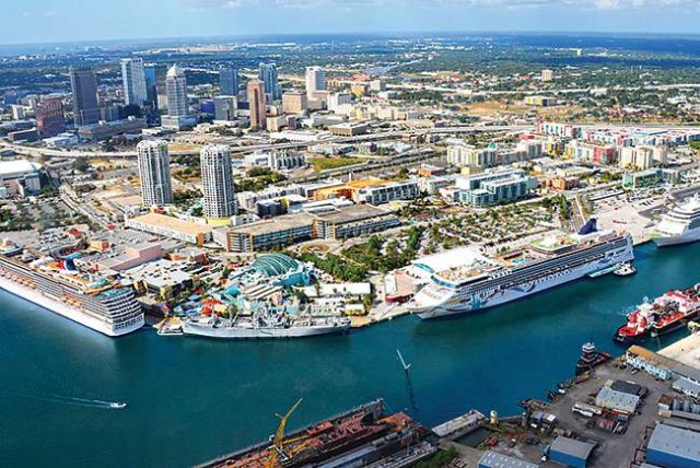 Vista general de la Bahía de Tampa