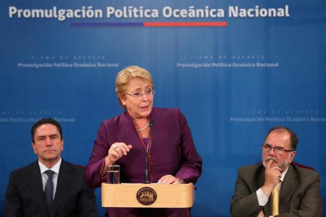 La presidenta saliente de Chile, Michelle Bachelet. EFE