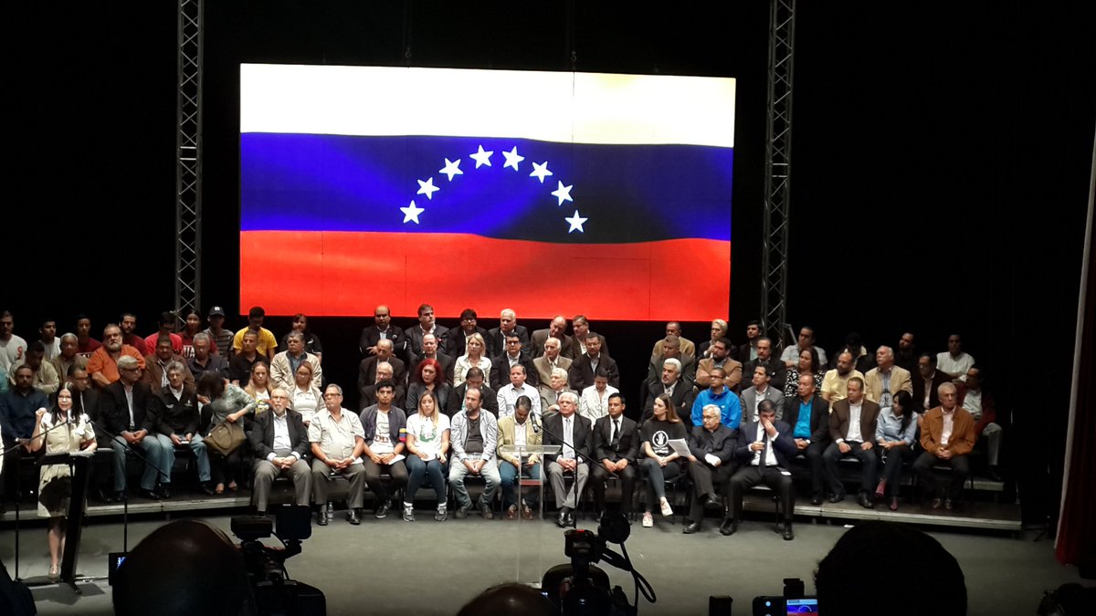 Se activa el Frente Amplio para recuperar la democracia en Venezuela