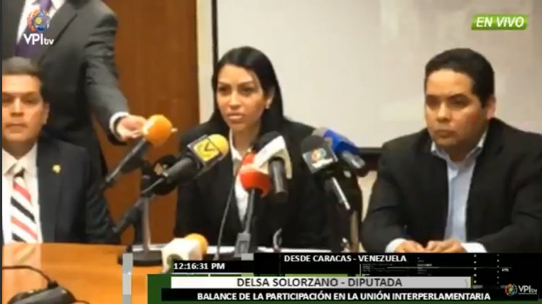 Unión Interparlamentaria vendrá a Venezuela en una visita sorpresa, según Solórzano