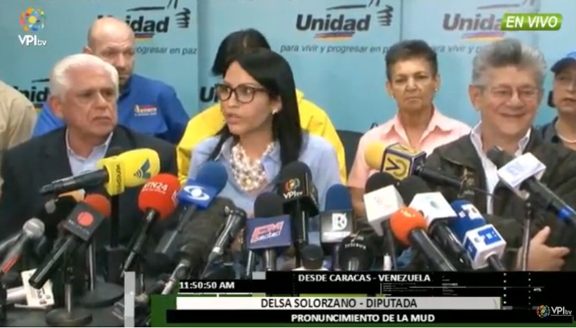 Delsa Solórzano: Seguimos exhortando a Henri Falcón para que no sea cómplice de la farsa electoral