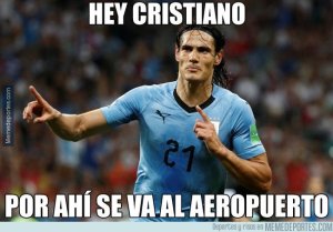 Los mejores memes de la sufrida victoria de Uruguay sobre Portugal