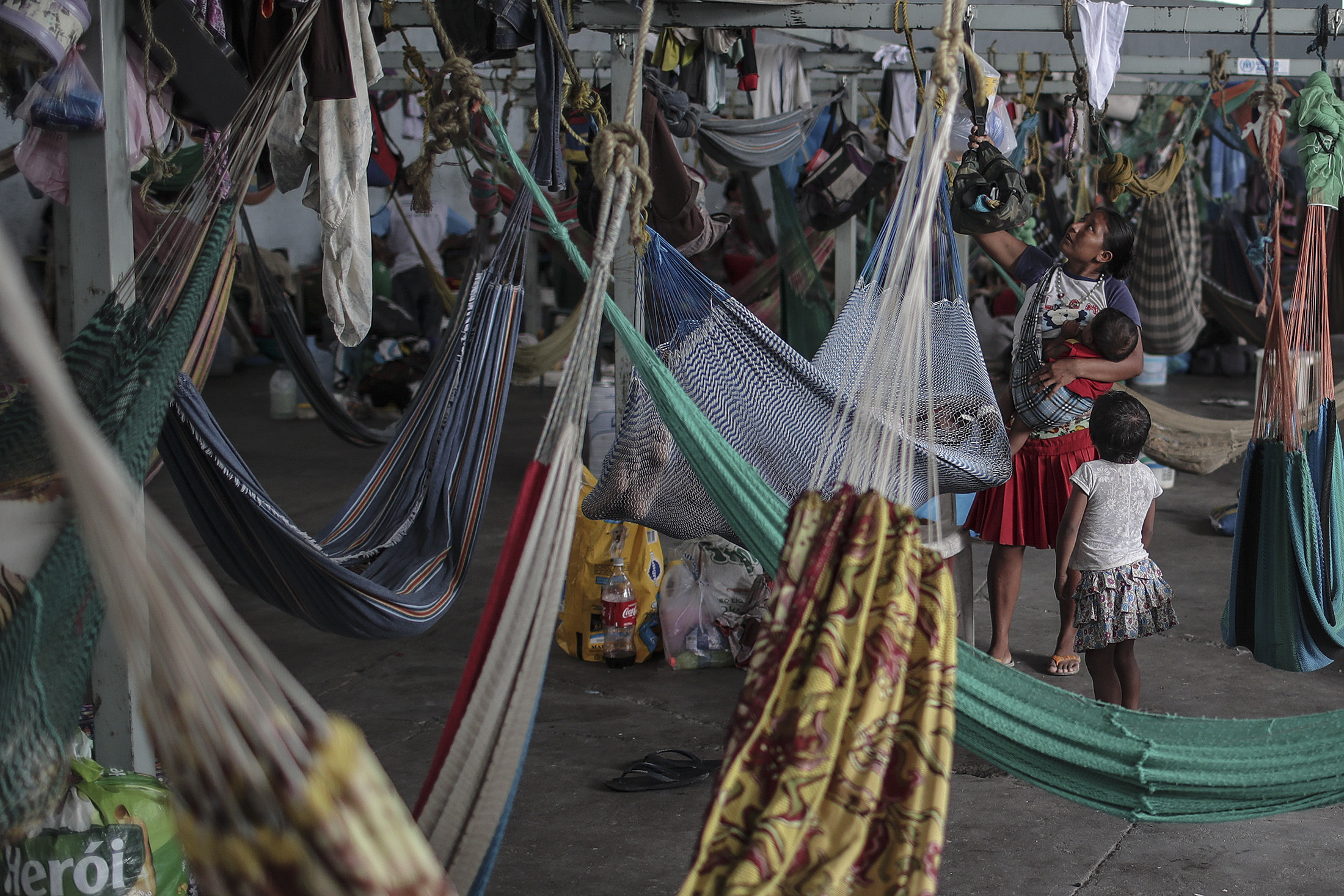 Los indios Warao, los más vulnerables en el éxodo de venezolanos a Brasil (Fotos)