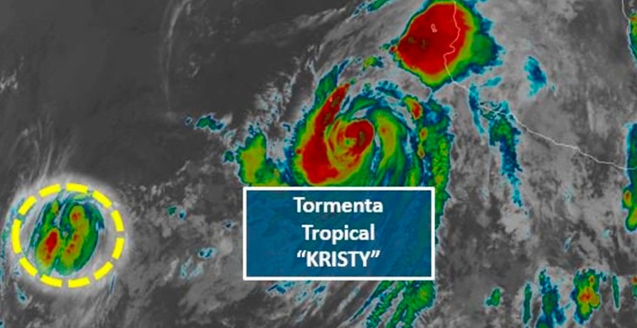 Se forma tormenta Kristy lejos de costa mexicana y huracán John se fortalece