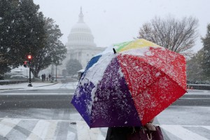 ¡Hermoso! Así fue la primera nevada en Washington D.C. (FOTOS)
