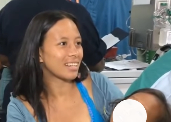 Venezolana tras la operación de su hija en el Buque Hospital: Me siento feliz (video)