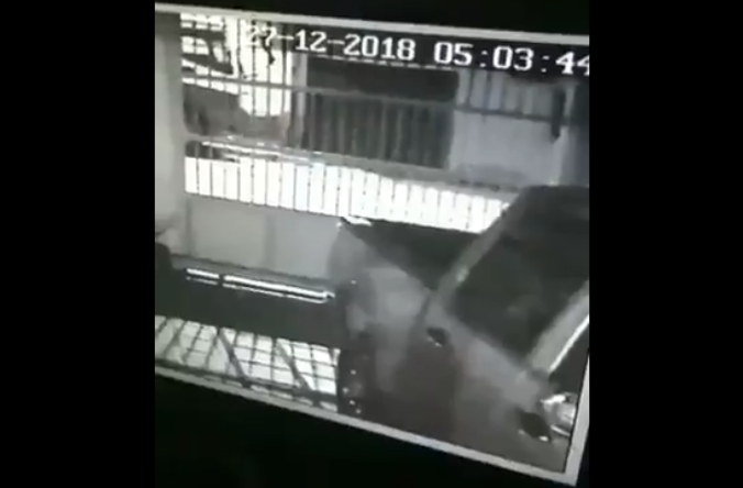 Cámara de seguridad captó el momento exacto del sismo #27Dic (VIDEO)