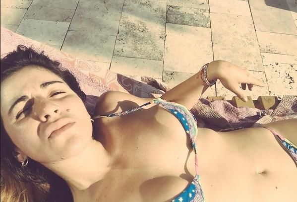 ¡Imperdible! La hija de Maradona respondió a burlas de hinchas de River con una foto de sus nalgas