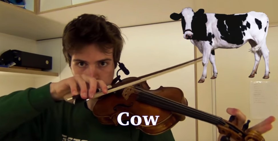 ¡Impresionante! Este chamo puede imitar el sonido de nueve animales solo con su violín (VIDEO)