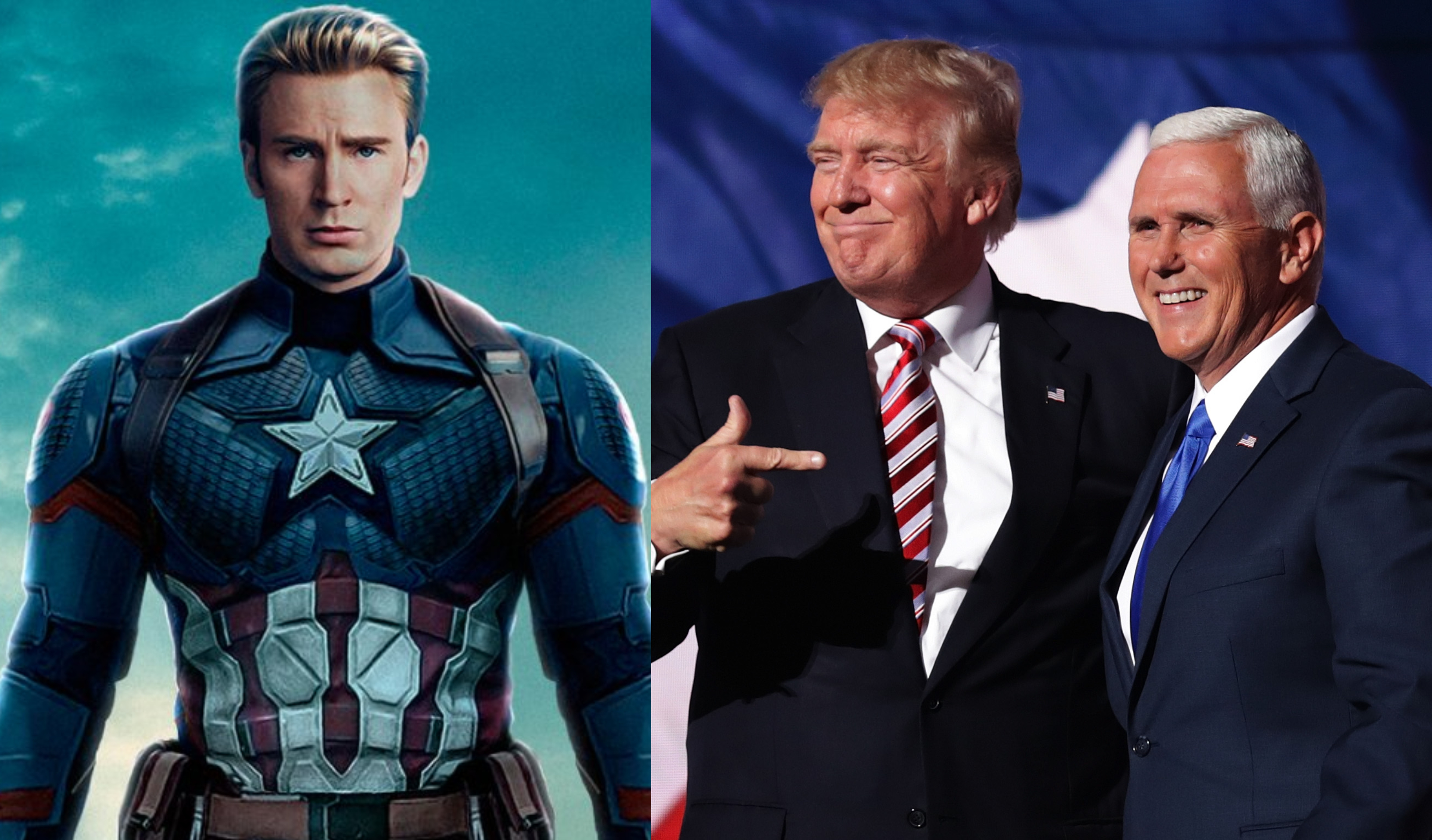 Protagonista de Capitán América llamó “gusano” a vicepresidente de EE.UU.