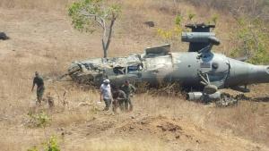 Al menos cinco heridos durante accidente de helicóptero de la Fanb en Cojedes (FOTO)