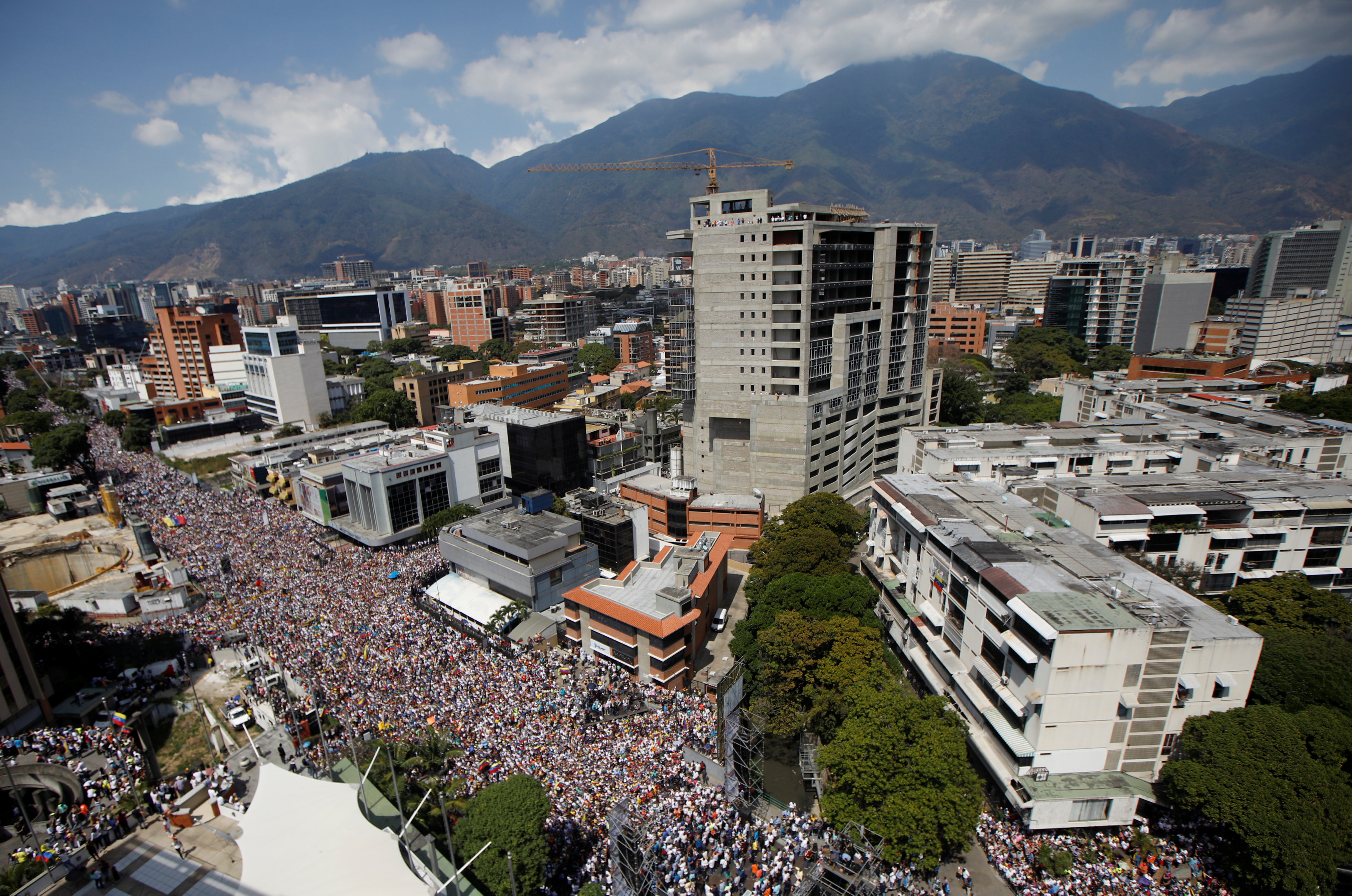 Espectaculares vistas aéreas de la movilización en apoyo a Guaidó (FOTOS) #2Feb