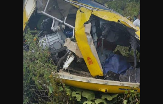 Helicóptero estrellado en Tumeremo deja tres fallecidos (Fotos)