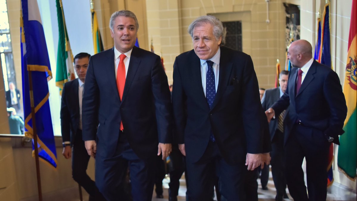 Duque respalda reelección de Almagro como secretario general de la OEA