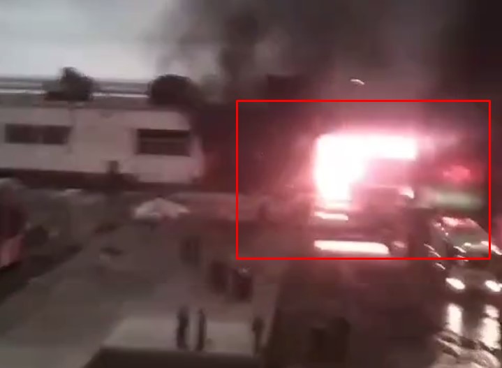 EN VIDEO: Se incendia un galpón donde se almacena el Clap en La Guaira