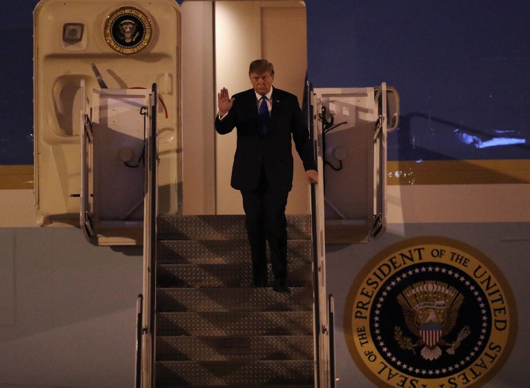 Trump llega a Vietnam para su segunda cumbre con Kim Jong Un
