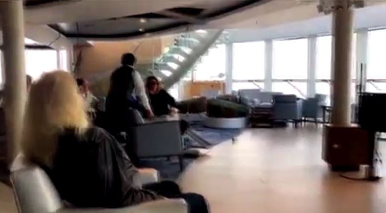 Muebles rodando y techos que caen: Los angustiosos momentos en el crucero Viking Sky (VIDEOS)