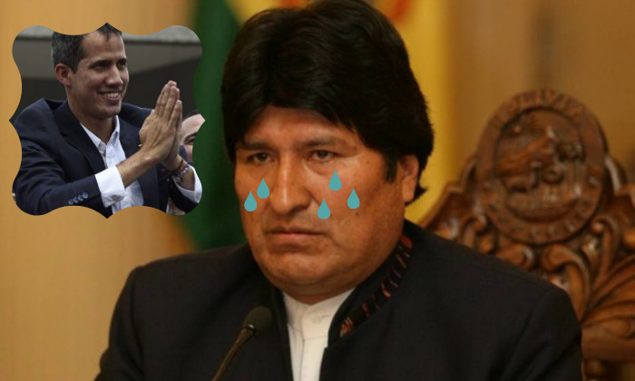 La pataleta de Evo Morales con el apoyo de Europa a Juan Guaidó