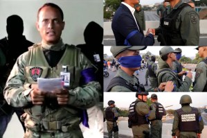 La cinta azul de los militares venezolanos a favor del cese de la usurpación es un homenaje a Óscar Pérez (FOTO)