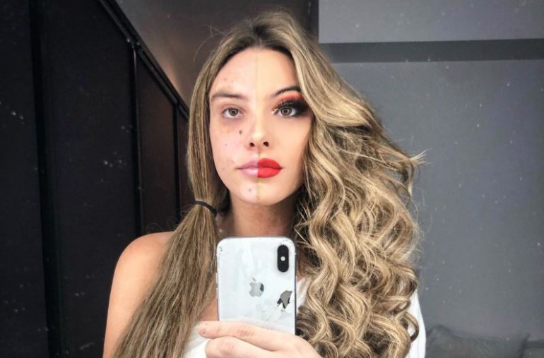 Antes y después: El impactante cambio de Lele Pons sin maquillaje (Fotos)