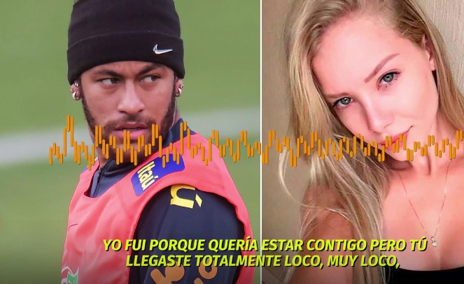 El audio que Neymar quiso ocultar y los mensajes a la joven que lo acusa de violación