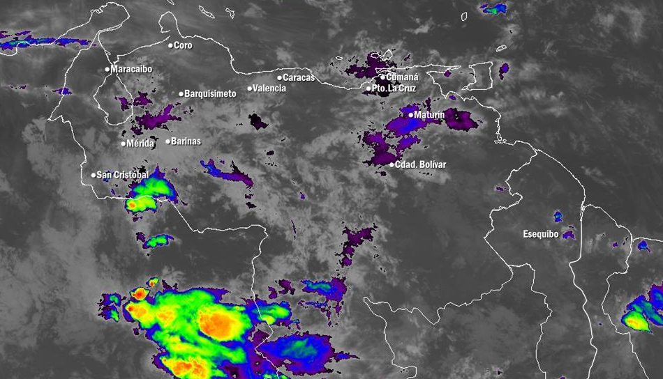 El estado del tiempo en Venezuela este sábado #29Jun, según Inameh