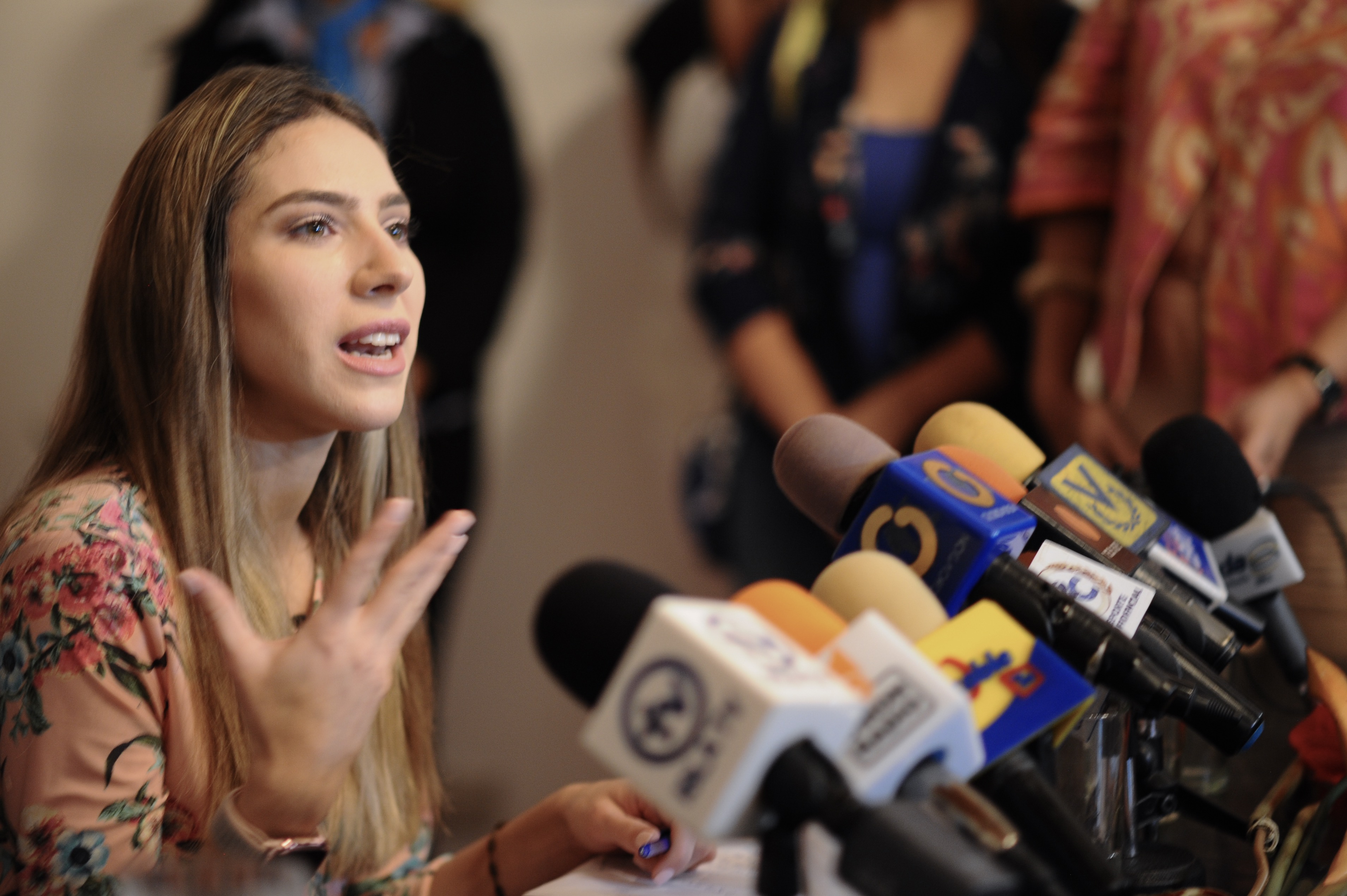 Fabiana Rosales reconoció la lucha de los estudiantes por la libertad de Venezuela