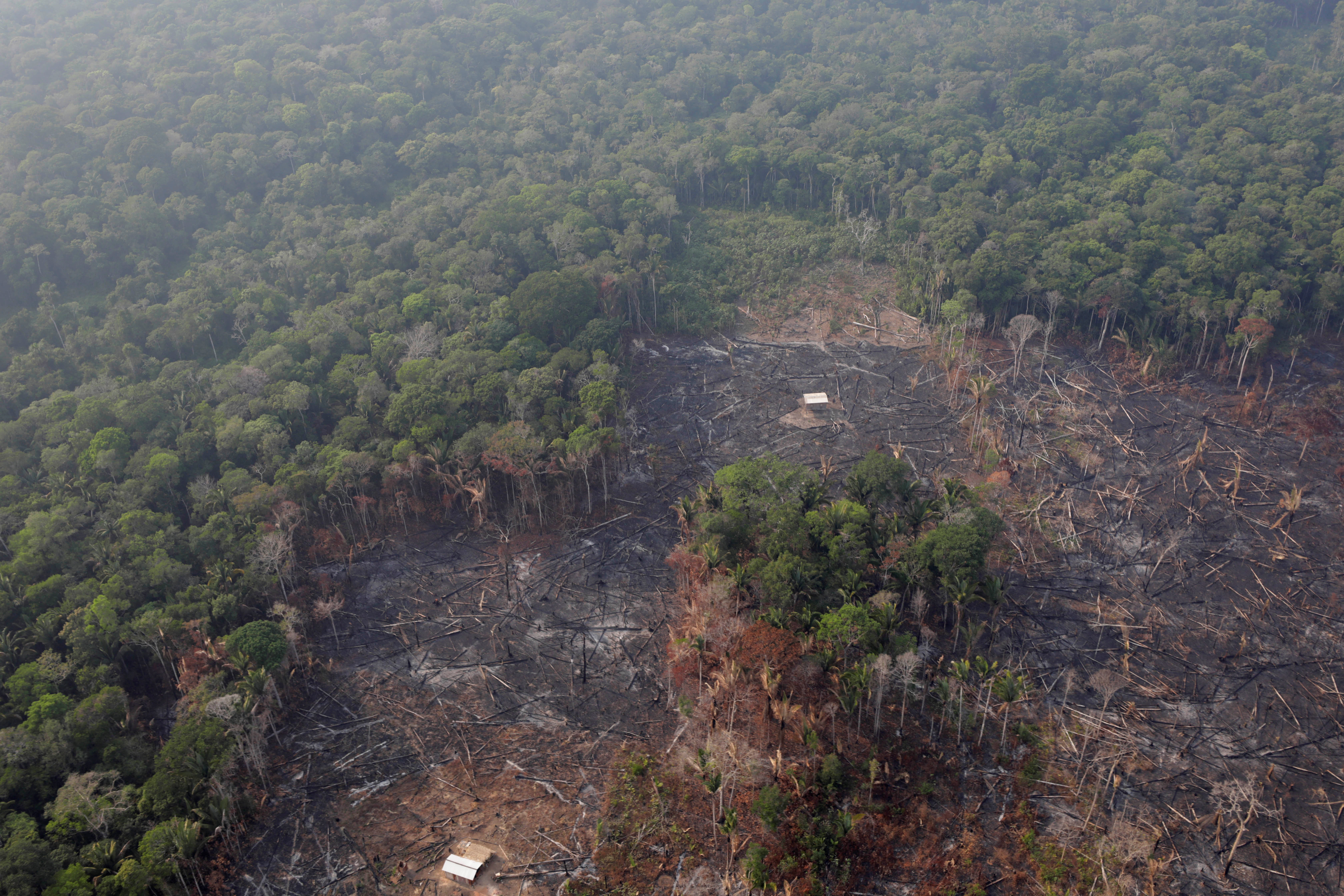 Bolsonaro dice que Brasil no tienen recursos para combatir incendios en la Amazonia