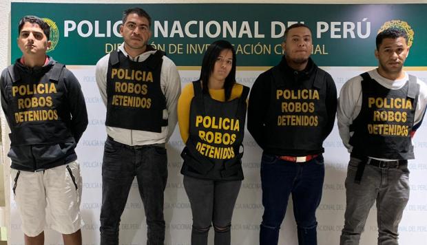 Detenidos cinco venezolanos en Perú integrantes de la banda “Los malditos de los Rolex”