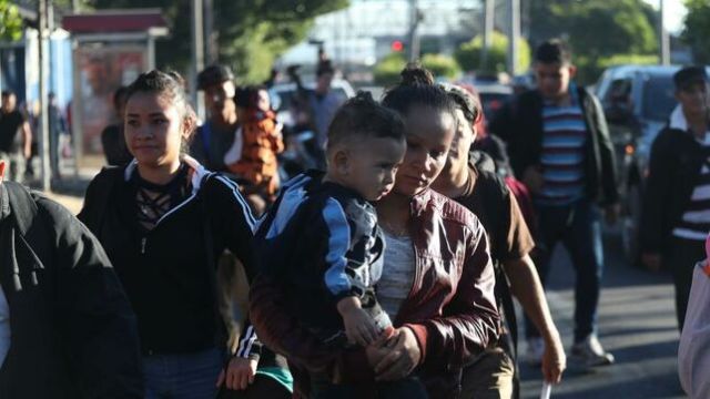 Salvadoreños son deportados de México. Archivo, EFE. 