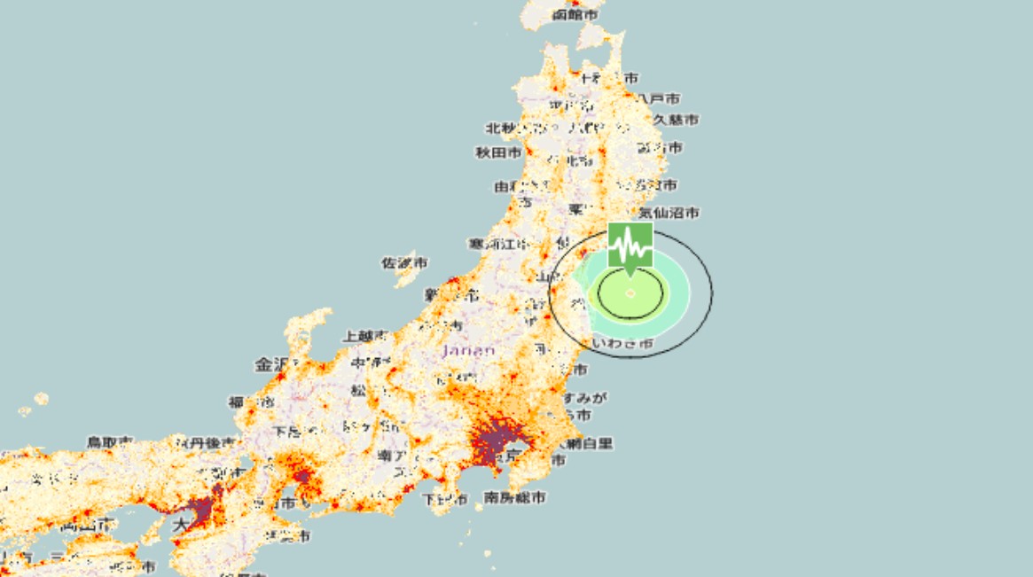 Terremoto de magnitud 6,2 sacude el noreste de Japón