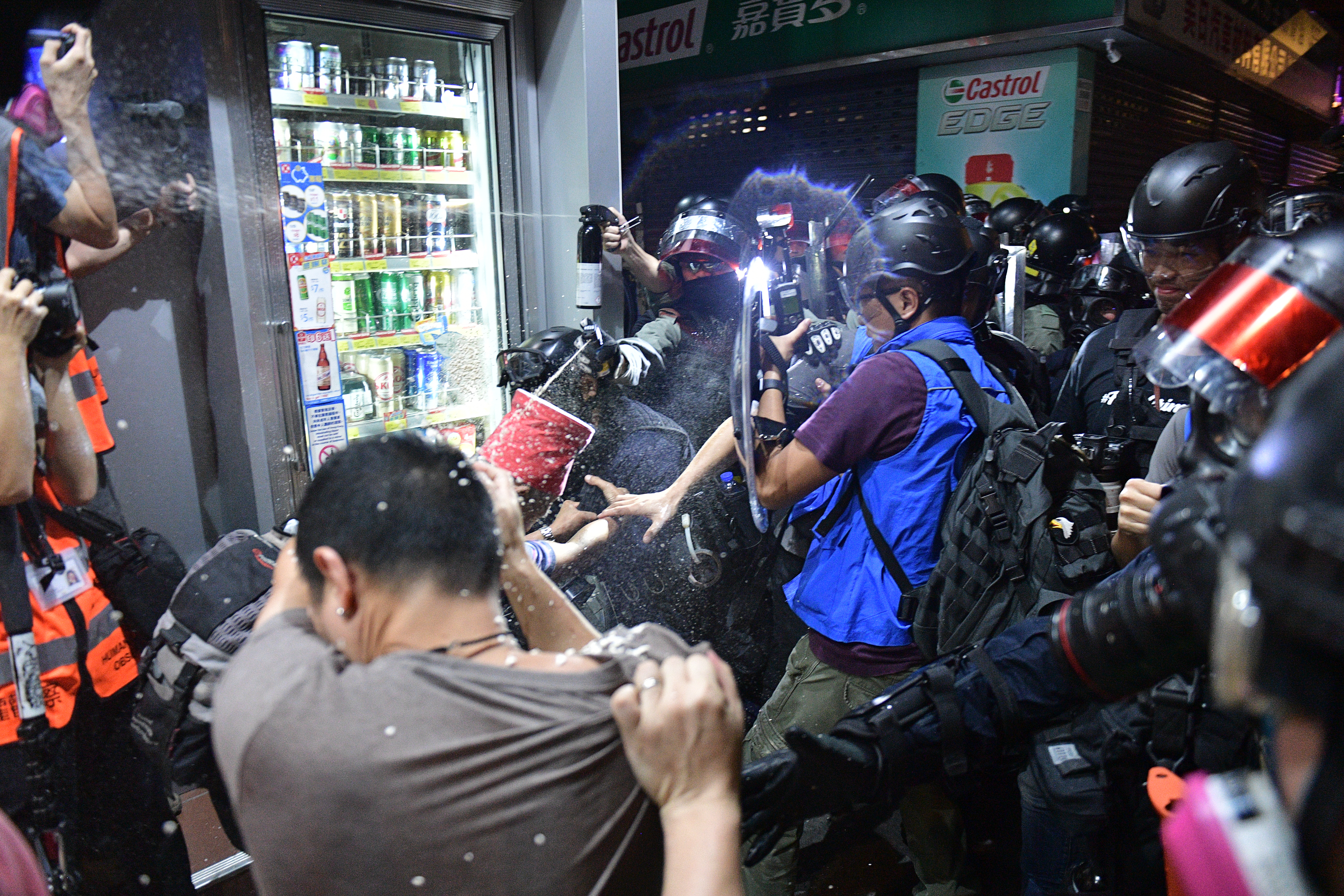 Policía de Hong Kong advierte de fuertes manifestaciones en el Día Nacional de China
