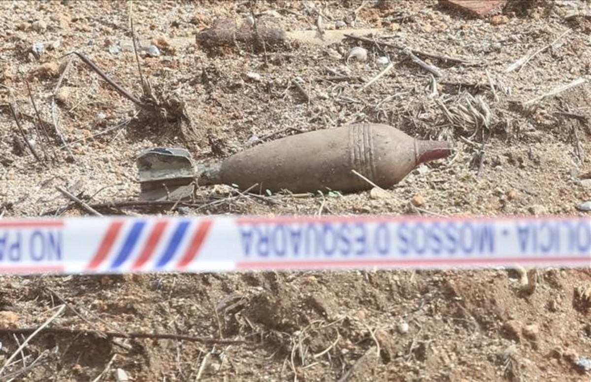 Encuentran una bomba de la Guerra Civil en un nuevo parque temático en España