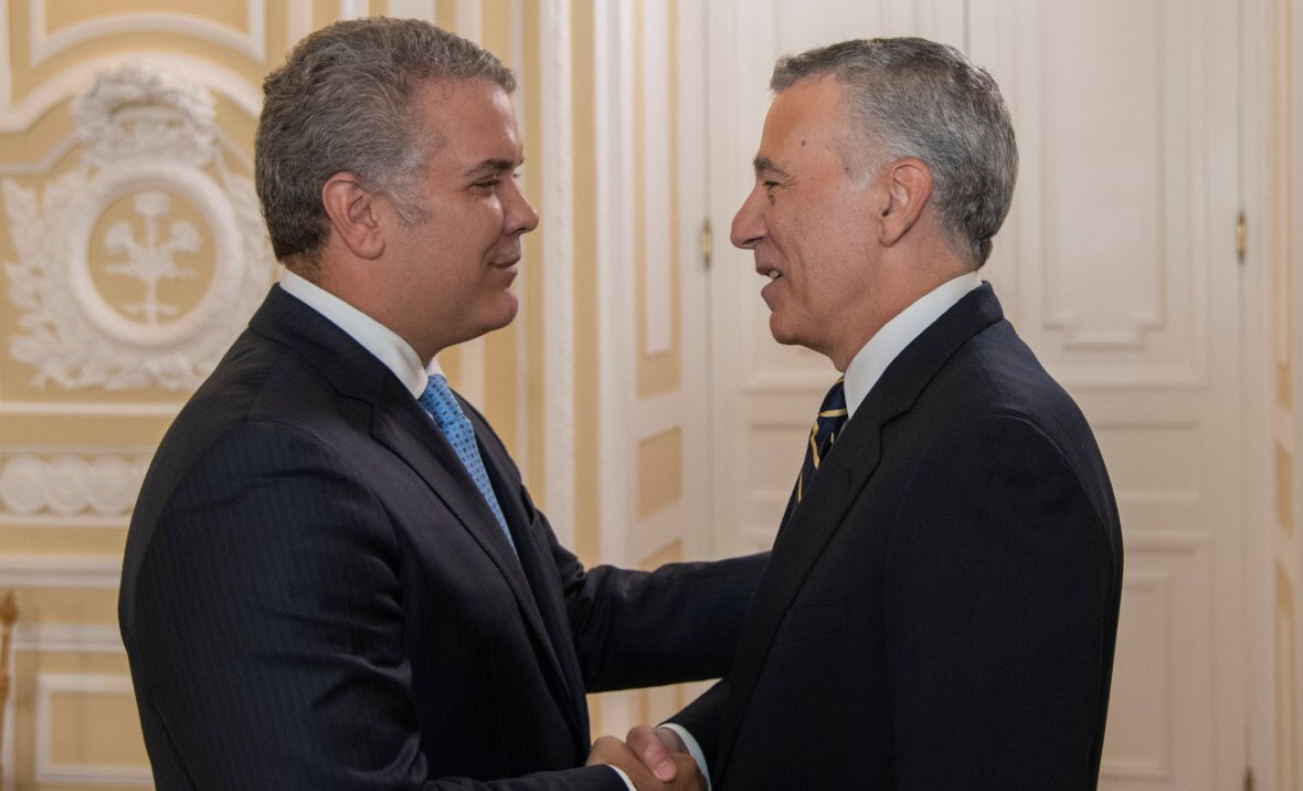 Duque y el embajador de EEUU en Colombia conversaron sobre convocatoria del Tiar (Video)